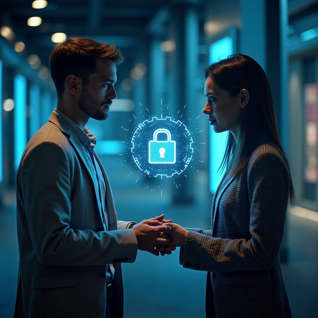 Image representing secure communication